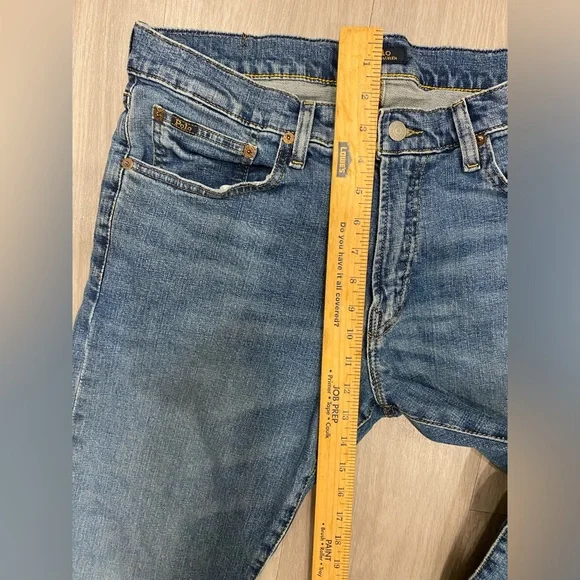Polo Ralph Lauren Jeans Men's 33x30 Hampton Relaxed Straight Denim Blue $200